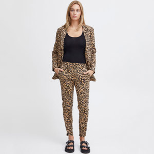 Ichi Kate Leopard Trouser